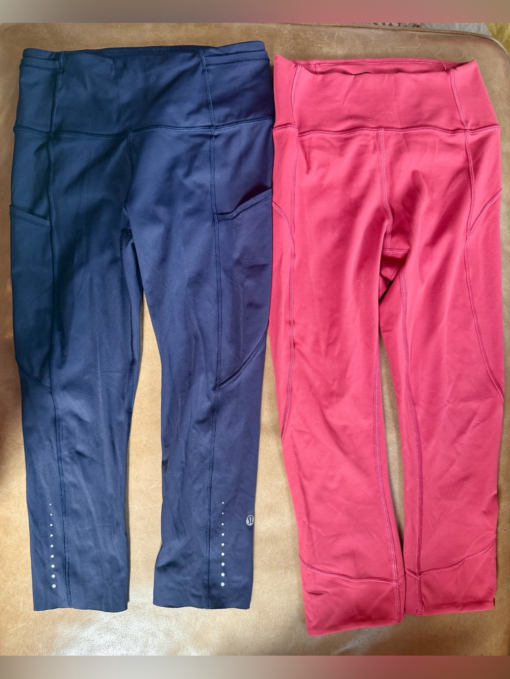 2 for 1 Lululemon 3/4 length Leggings - size 4 - EUC